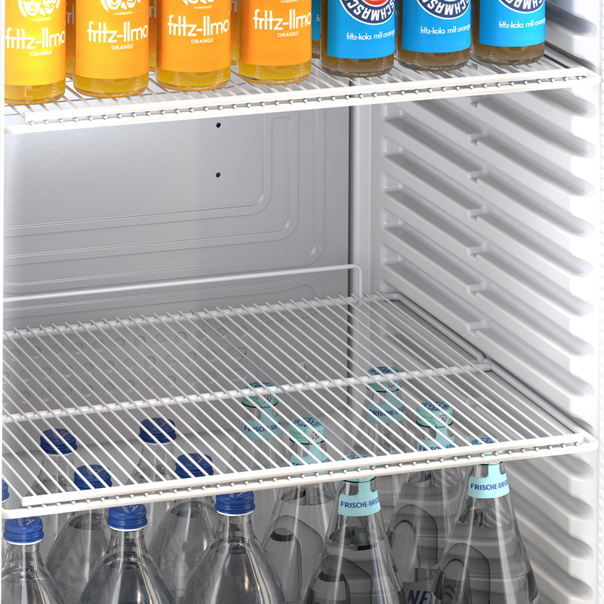 Rácspolc SafetyStop funkcióval