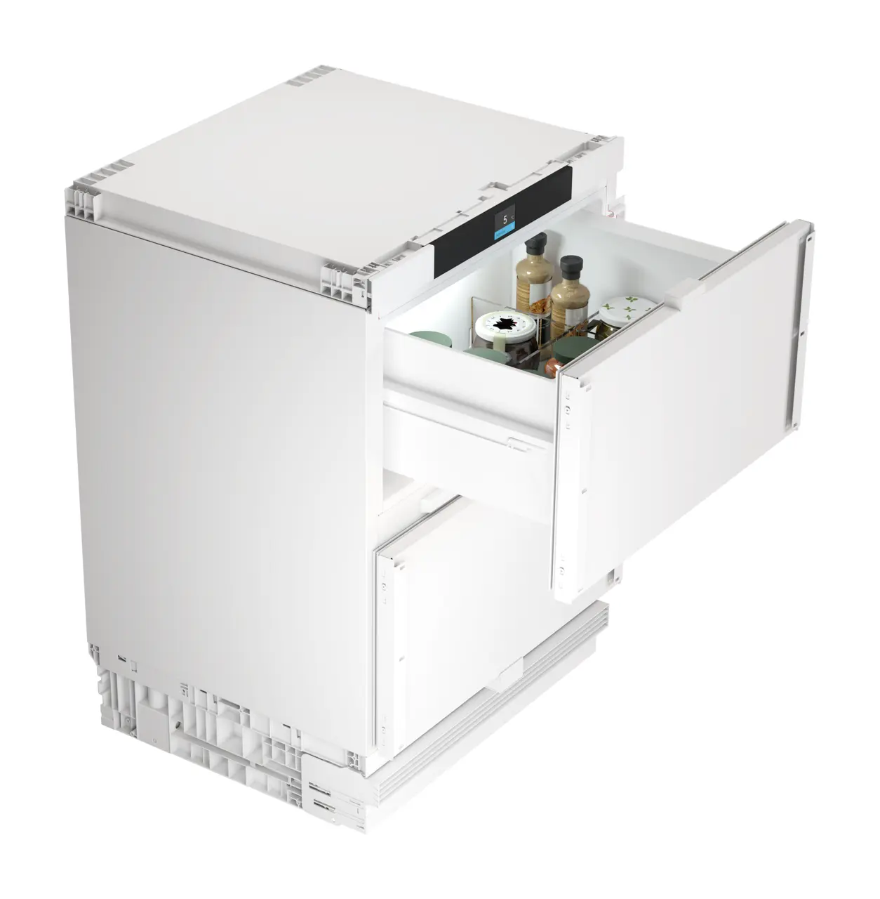 Slika izdelka, Perspektiva: Posebna oblika, Hladilnik primeren za podpultno vgradnjo