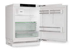 Product image, Perspective: oblique open empty, Fridge suitable for undercounter installation with EasyFresh