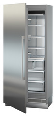 Product image, Perspective: oblique half-open empty, Freezer for integrated use with NoFrost