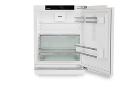 Product image, Perspective: straight open empty, Fridge suitable for undercounter installation with EasyFresh