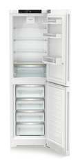 Изображение на продукта, Перспектива: Отпред, отворен, празен, Комбинация от хладилник и фризер с EasyFresh и NoFrost, Цвят на корпуса: бял, Цвят на вратата: бял