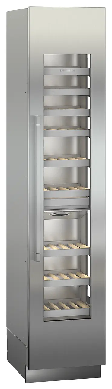 Product image, Perspective: oblique closed, Built-in multi-temperature wine cabinet, Casing colour: grey