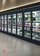 Immagine del prodotto, Prospettiva: Ambiente, Congelatore per supermercati, Colore della struttura: grigio