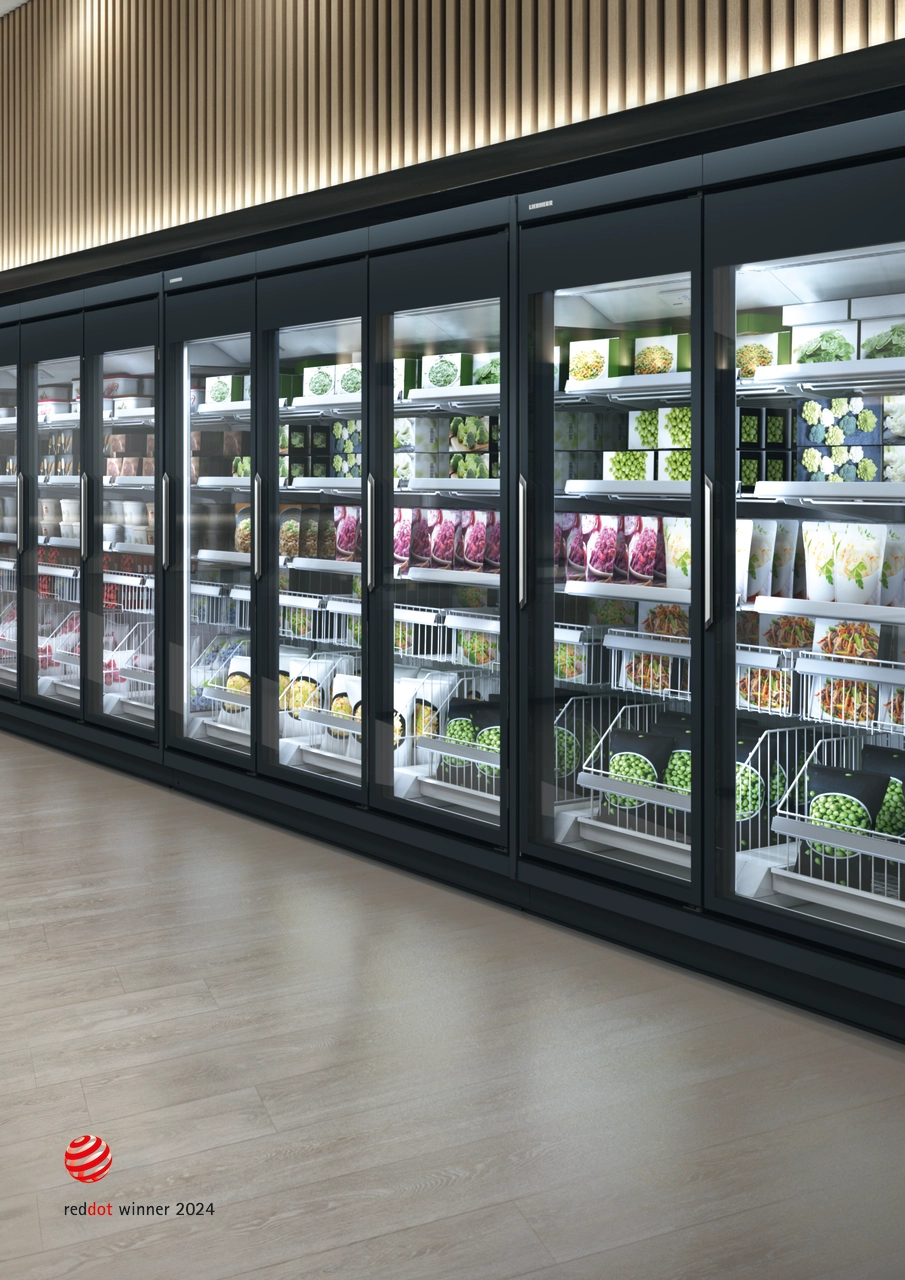 Immagine del prodotto, Prospettiva: Ambiente, Congelatore per supermercati, Colore della struttura: grigio