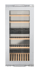 Product image, Perspective: straight closed empty, Built-in multi-temperature wine cabinet, Casing colour: silver, Door colour: silver