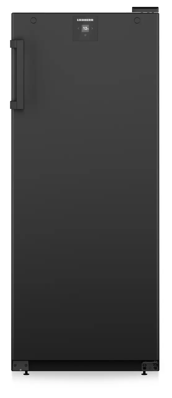 Product image, Perspective: straight closed empty, Wine storage cabinet, Casing colour: black, Door colour: black