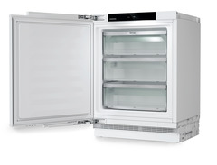 Product image, Perspective: oblique open empty, Freezer suitable for undercounter installation with NoFrost