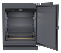 Slika izdelka, Perspektiva: Od spredaj, odprto, prazno, Zunanji hladilnik