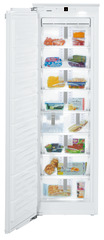 Product image, Perspective: straight open decorated, Freezer for integrated use with NoFrost
