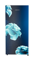 Product image, Perspective: straight closed, Single-door refrigerator 191 l in 3 star with VegFresh box, Casing colour: blue, Door colour: Blue Divine