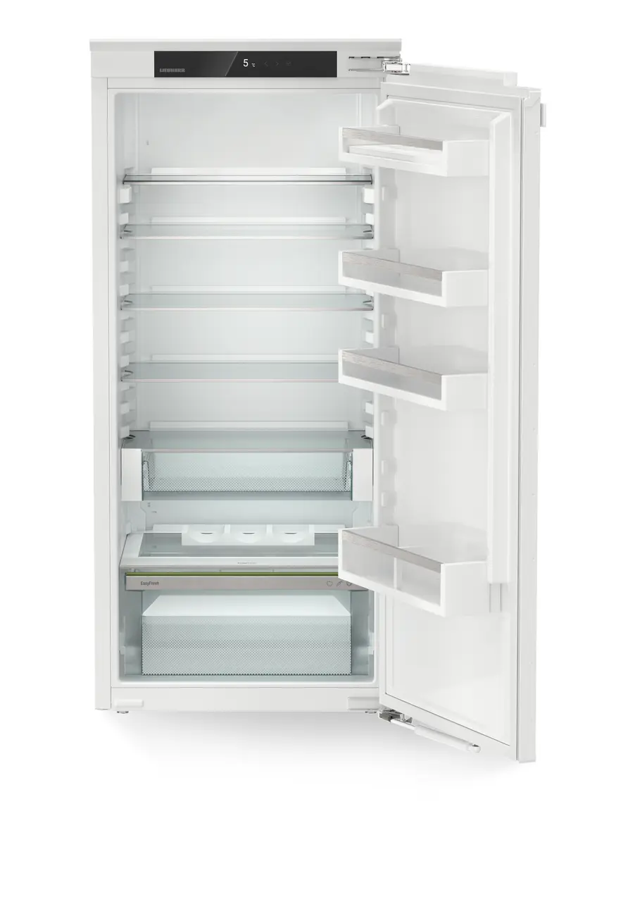 Produkt-Bild, Perspektive: gerade offen leer, Integrierbarer Kühlschrank mit EasyFresh