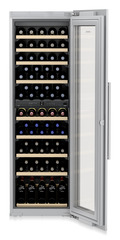 Product image, Perspective: special form, Built-in multi-temperature wine cabinet, Casing colour: silver, Door colour: -