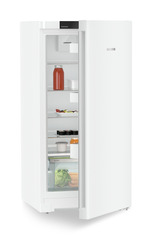 Immagine del prodotto, Prospettiva: Inclinato semiaperto fornito, Frigorifero autoportante con EasyFresh, Colore della struttura: bianco, Colore della porta: bianco