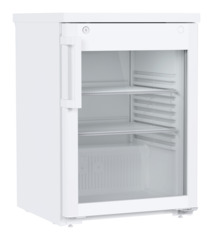 Obraz produktu, Perspektywa: Pod kątem, zamknięte, puste, Chłodziarka do zabudowy pod blat z chłodzeniem powietrzem obiegowym, Kolor obudowy: Biała, Kolor drzwi: Biała