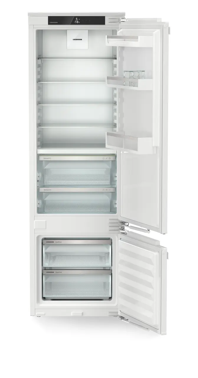 Product image, Perspective: straight open empty, Fridge-freezer with BioFresh and SmartFrost