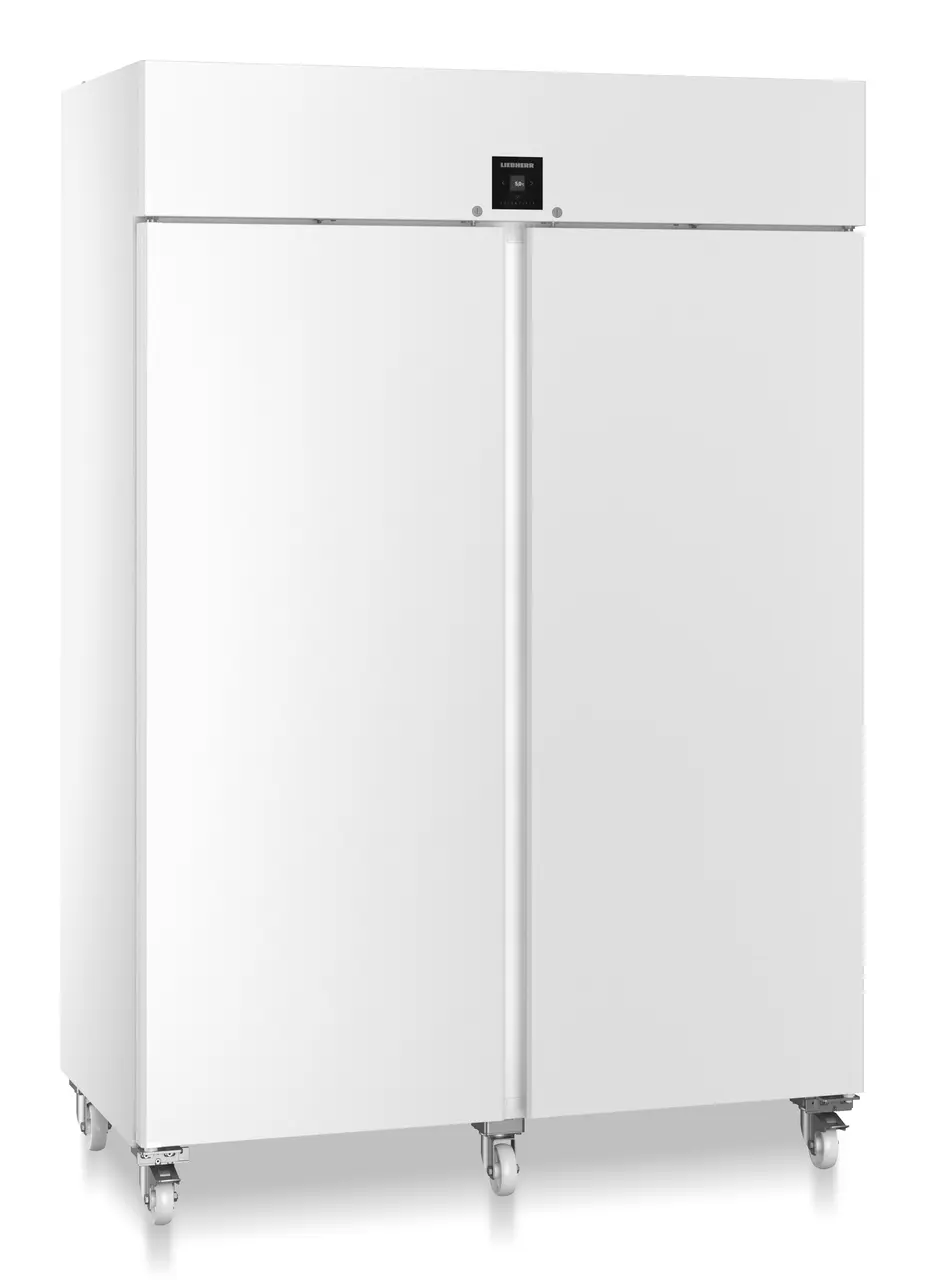 Product image, Perspective: oblique closed empty, Laboratory refrigerator with convection cooling, Casing colour: white, Door colour: white