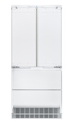 Product image, Perspective: straight closed, Combined refrigerator-freezer with BioFresh and NoFrost for integrated use