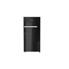 Product image, Perspective: straight closed, Single-door refrigerator 191 l in 5 star with inverter compressor, Casing colour: grey, Door colour: Black Gloss