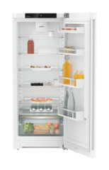 Изображение продукции, Перспектива: Прямо, с открытой дверцей, с продуктами, Холодильный шкаф с EasyFresh, Цвет корпуса: белый, Цвет дверцы: белый