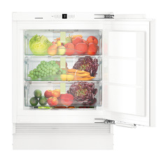 Product image, Perspective: straight open decorated, Under-worktop, full-space BioFresh refrigerator for integrated use