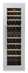 Product image, Perspective: special form, Built-in multi-temperature wine cabinet, Casing colour: silver