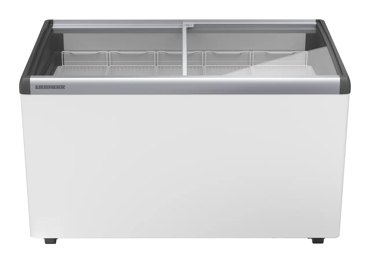 Produktbillede, Perspektiv: Lige lukket tom, Is-kummefryser, Kabinetfarve: Hvid