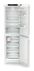 Product image, Perspective: straight open empty, Combined fridge-freezers with EasyFresh and NoFrost, Casing colour: white, Door colour: white