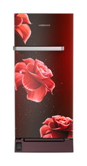 Product image, Perspective: straight closed, Single-door refrigerator 191 l in 5 star with inverter compressor, Casing colour: red, Door colour: Red Divine