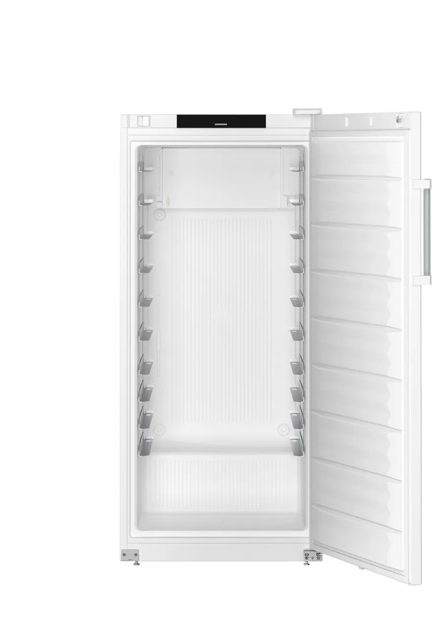 Изображение на продукта, Перспектива: Отпред, отворен, празен, Стандартен фризер за пекарни със статично охлаждане, Цвят на корпуса: бял, Цвят на вратата: бял