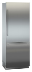 Product image, Perspective: oblique closed, Combined refrigerator-freezer with BioFresh and NoFrost for integrated use