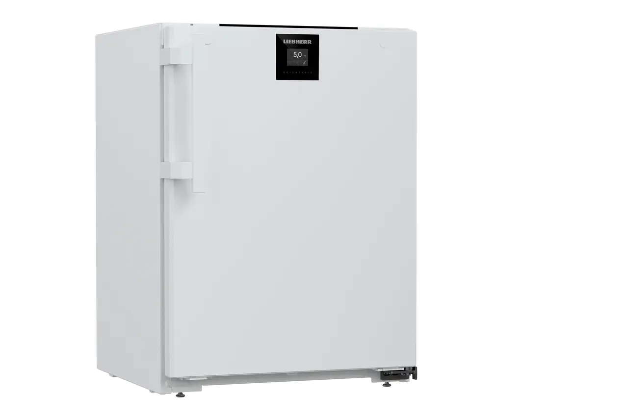 Immagine del prodotto, Prospettiva: Inclinato chiuso, Frigorifero per medicinali con raffreddamento a convezione, Colore della struttura: bianco, Colore della porta: bianco