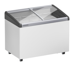 Produktbillede, Perspektiv: Skrå lukket tom, Is-kummefryser, Kabinetfarve: Hvid