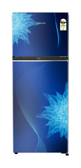 Product image, Perspective: straight closed, Fridge-freezer with NoFrost, Casing colour: blue, Door colour: Blue Mystiq