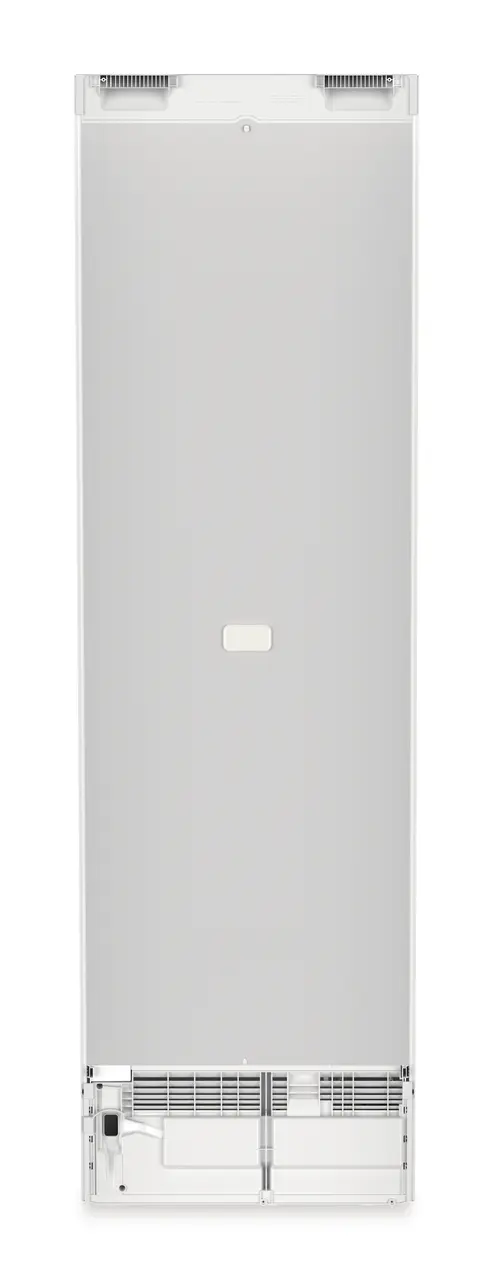Product image, Perspective: back side, Combined fridge-freezers with EasyFresh and NoFrost, Casing colour: white, Door colour: white