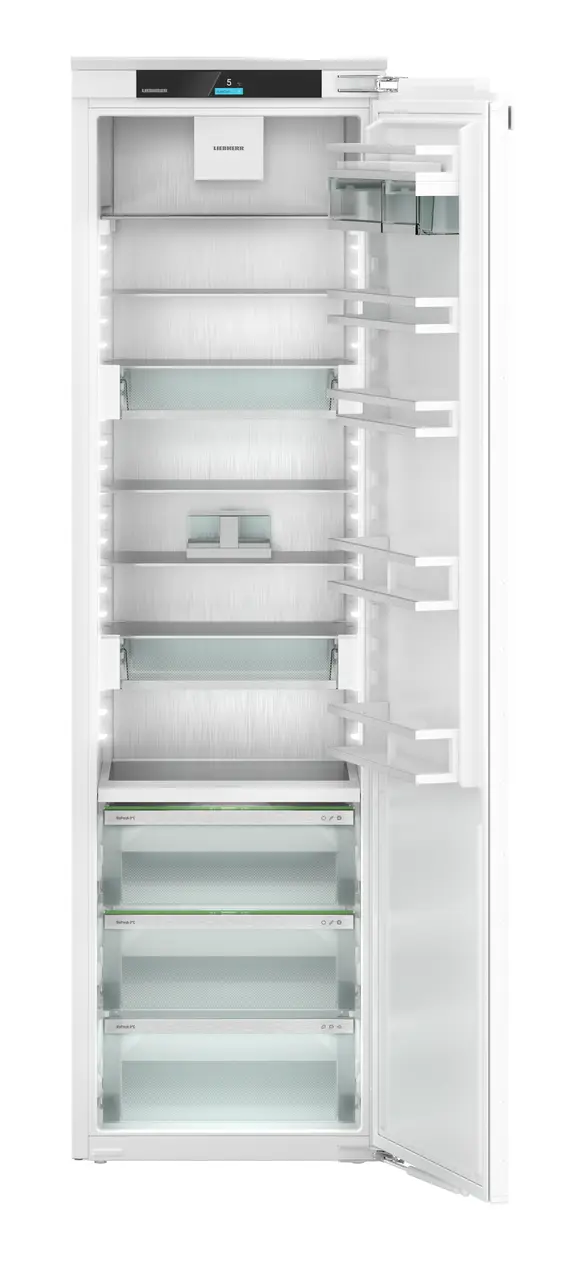 Produkt-Bild, Perspektive: gerade offen leer, Integrierbarer Kühlschrank mit BioFresh
