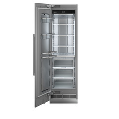 Produkt-Bild, Perspektive: gerade offen leer, Integrierbarer Kühlschrank mit BioFresh, Gehäusefarbe: Grau