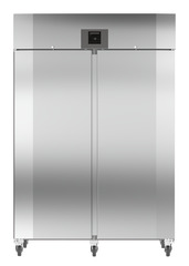 Product image, Perspective: straight closed, Forced-air freezer GN 2/1, Casing colour: stainless steel look