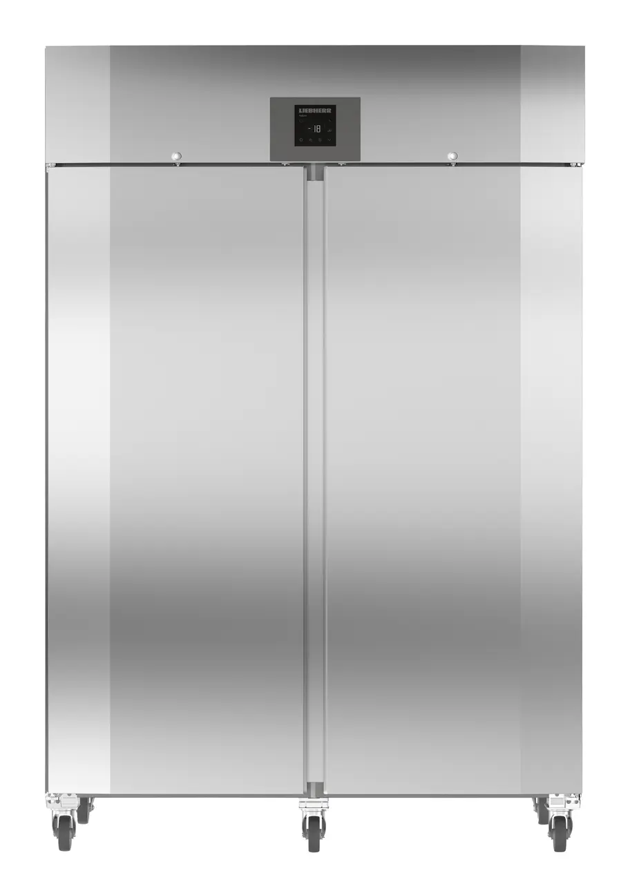 Product image, Perspective: straight closed, Forced-air freezer GN 2/1, Casing colour: stainless steel look