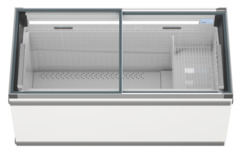 Produktbild, Perspektiv: Framifrån, stängd, Kyl- och frysboxar till stormarknader, Färg på hölje: Vit