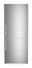 Product image, Perspective: straight closed, Fridge-freezer with BioFresh and NoFrost, Casing colour: silver, Door colour: stainless steel