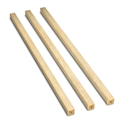 Set of 3 slats for wooden shelf