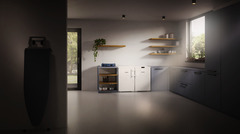 Изображение продукции, Перспектива: Внешние условия, Малогабаритная морозильная камера с системой SmartFrost, Цвет корпуса: белый, Цвет дверцы: белый