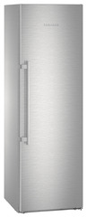 Product image, Perspective: oblique closed, Freestanding freezer with NoFrost, Casing colour: stainless steel, Door colour: stainless steel