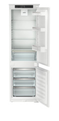 Product image, Perspective: straight open empty, Integrable fridge-freezer with EasyFresh and NoFrost