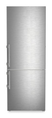 Product image, Perspective: straight closed, Fridge-freezer with BioFresh Professional and NoFrost, Casing colour: silver, Door colour: stainless steel