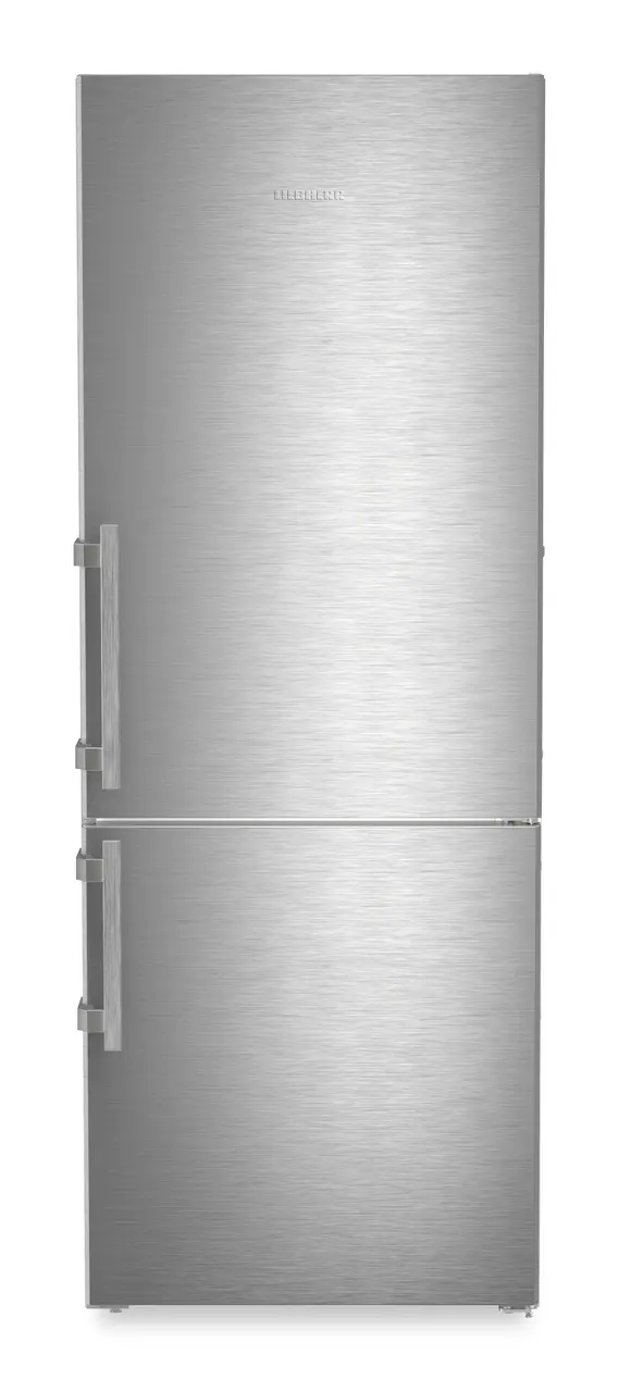 Product image, Perspective: straight closed, Fridge-freezer with BioFresh Professional and NoFrost, Casing colour: silver, Door colour: stainless steel