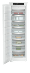 Product image, Perspective: straight open decorated, Freezer for integrated use with NoFrost