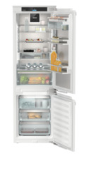 Product image, Perspective: straight open decorated, Integrable fridge-freezer with EasyFresh and NoFrost