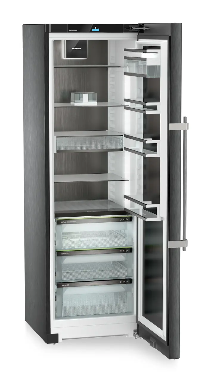 Produktbillede, Perspektiv: Skrå åben tom, Fryseskab med BioFresh Professional